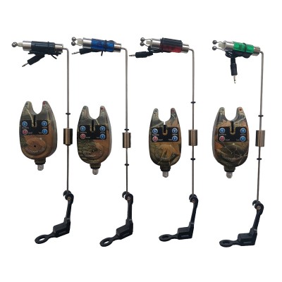 Set 4 senzori camuflaj si 4 swingeri multicolor foto