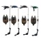 Set 4 senzori camuflaj si 4 swingeri multicolor