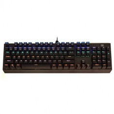 Tastatura Gaming Mecanica T-Dagger Pavones, iluminare LED Rainbow, USB, Negru