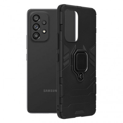 Husa telefon Samsung Galaxy A53 5G - Techsuit Silicone Shield - Black foto