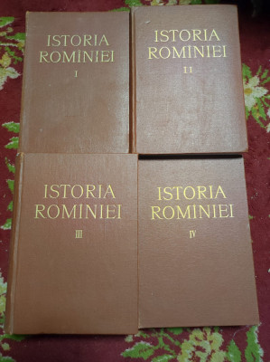 Istoria Rom&amp;acirc;niei/ Rom&amp;icirc;niei (1960) patru volume foto