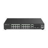 Switch L2, 16 x RJ45 1G PoE, 2 x SFP 1G, 2 x RJ45 1G, Cloud Management - Ruijie Reyee RG-ES220GS-LP SafetyGuard Surveillance