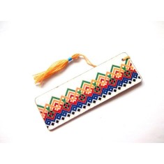 Semn de carte cu motiv traditional, semn de carte cu ciucure 39921