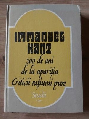 200 de ani de la aparitia criticii ratiunii pure- Immanuel Kant foto