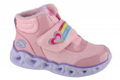 Cizme de iarna Skechers Heart Lights - Brilliant Rainbow 302669L-PKLV Roz foto