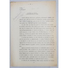GEO BOGZA - SAPATURI DE TOAMNA - VARIANTA - ARTICOL PENTRU ZIAR , DACTILOGRAFIAT , CU CORECTURILE, MODIFICARILE SI ADAUGIRILE OLOGRAFE ALE AUTOR
