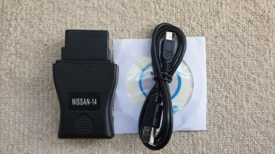 Interfata diagnoza auto tester Nissan Consult USB 14 pini - pana in 2001 foto