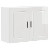 Dulap de bucatarie &quot;Porto&quot; din lemn prelucrat alb lucios