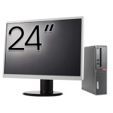 Pachet Calculator Second Hand LENOVO ThinkCentre M910s SFF, Intel Core i5-6500 3.20GHz, 16GB DDR4, 256GB SSD + Monitor 24&amp;quot; NewTechnology Media