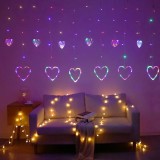 Instalatie luminoasa 138LED, 12 inimioare, interconectabila, 3x1m