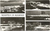 Carte postala-CONSTANTA --Noaptea la Mamaia, Necirculata, Printata