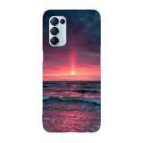Husa compatibila cu Oppo A72 model Black sea sunset, Silicon, TPU, Viceversa, Transparent, Carcasa