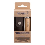 Cutit de buzunar N&deg;08, cu teaca, inox, 8,5cm, &quot;Tradition Inox&quot; - Opinel