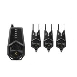 Set wireless avertizori Delphin TECTON, 3+1, statie si 3 avertizori, valigeta de transport
