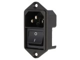 Conector Alimentare AC 10A 250VAC IEC 60320 KEB2