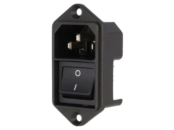 Conector alimentare AC 10A 250VAC C14 (E)