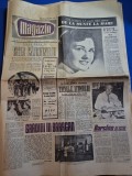 ziarul magazin 8 august 1959 - interviu sica alexandrescu , aricolul de la munte la mare,gradini in baragan