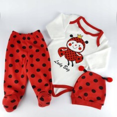 SET COMPLEU HAINE COPII,FORMAT DIN BODY,PANTALONI SI CACIULITA-BONDAR,marime 68