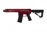 EMG F-1 FIREARMS PDW AEG - ELECTRONIC TRIGGER RED/BLACK