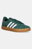 adidas sneakers din piele intoarsă Vl Court 3.0 culoarea verde, JP7538