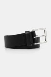 BOSS curea de piele barbati, culoarea negru, 50542192