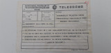 PETRU GROZA. Telegrama primita in 1955 de la Generalul Leontin Salajan