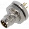 Conector M8 LUTRONIC tată 48V 4A 4 pini IP67 THT