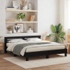 Cadru de pat Stejar negru 200 x 200 cm Lemn compozit