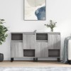 VidaXL Servante, 2 buc., sonoma gri, lemn prelucrat 3190139
