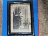 Haricleea Darclee , tablou cu inscrisuri , dimensiuni aprox 24 cm x 16 cm
