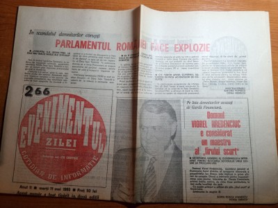 evenimentul zilei 11 mai 1993-art. rica raducan,diana spanu,viorel hrebenciuc foto