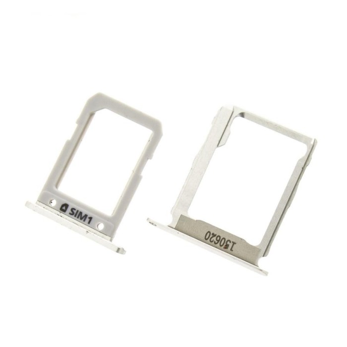 Suport SiM Samsung Galaxy A8 Duos SM-A800, SET Silver