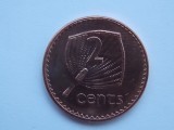 2 CENTS 1990 FIJI -UNC, Australia si Oceania