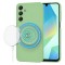 Husa MagSafe pentru Samsung Galaxy A16 5G A166 / A16 4G A165, Techsuit, SoftFlex, Verde Deschis