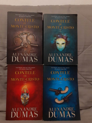 CONTELE DE MONTE CRISTO-ALEXANDRE DUMAS (4 VOL) foto