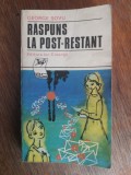 Raspuns la post-restant - George Sovu, autograf / R2P2S