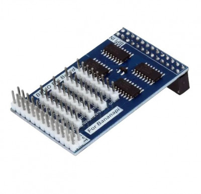 Placa de expansiune, siruri pini, IDC26, 74HC595, SINOVOIP, BANANA PI IO EXTEND BOARD, T105563 foto