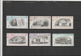 ROMANIA 1959 LP 480 LP 481 500 DE ANI DE EXISTENTA DOCUMENTARA A ORASULUI BUCURESTI SERIE SI COLITA MNH NESTAMPILATE, Nestampilat
