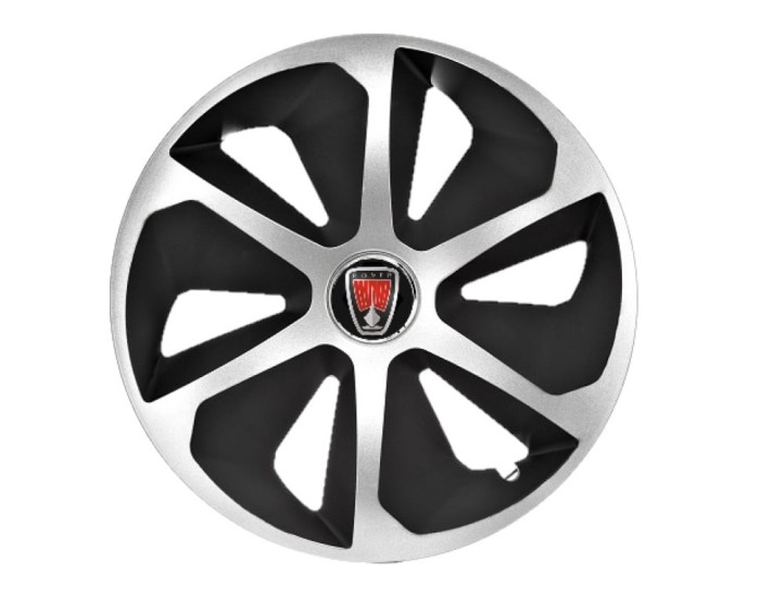 Set 4 capace roti Roco Gri-Negru R15 pentru gama auto Range Rover