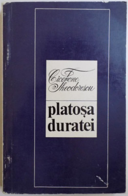 PLATOSA DURATEI - VERSURI de CICERONE THEODORESCU , 1973 foto