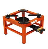 Pirostrie patrata pe gaz Micul Fermier 9 kW, 2 arzatoare