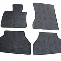 Set covorase auto din cauciuc BMW X6 (E71) 2008-2014, Automat, Negru, Gledring, 4 buc.