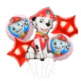 Cumpara ieftin Buchet 5 baloane folie Marshall KidMania&reg; Patrula Catelusilor, 65x45 cm