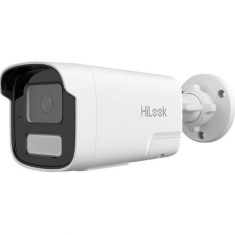 Camera IP HiLook, 4K 8MP, Lentila 4mm, Iluminare duala 50m, Audio, PoE, IP67 - IPC-B480HA-LUF/SL(4mm) SafetyGuard Surveillance