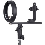 T-type adaptor montura Bowens - blitz speedlite