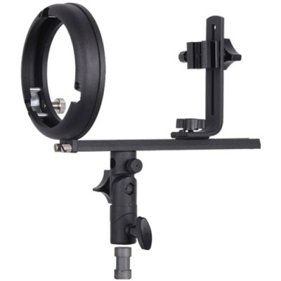 T-type adaptor montura Bowens - blitz speedlite foto