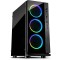 Carcasa desktop Inter-Tech W-III RGB , Middle Tower , Recomandat gaming , Negru