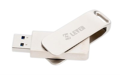 Stick Memorie USB LEVEN 128GB Carousel Line JUS301SL-128G USB 3.0 Argintiu - RESIGILAT foto