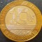 Moneda bimetal 10 FRANCI - FRANTA, anul 1992 *cod 796
