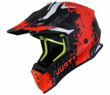 Casca motocross/atv Just1 Mask, culoare portocaliu fluorescent / negru mat, mari Cod Produs: MX_NEW 6063320253003XL